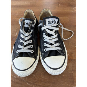 Converse Chuck Taylor All Star Low Top Black Canvas Women’s 8.5 Sneakers